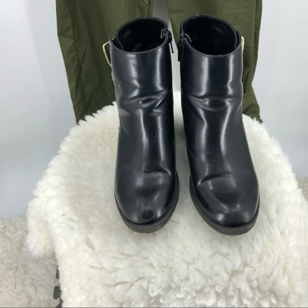 Zara Trafaluc Black ankle boot 8/38 - Picture 8 of 8